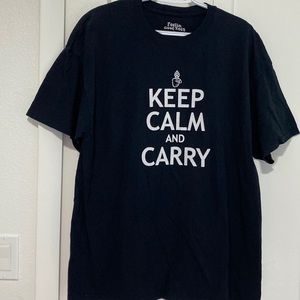 Feelin Good Tees™
Keep Calm And Carry Short Sleeve |Size XL